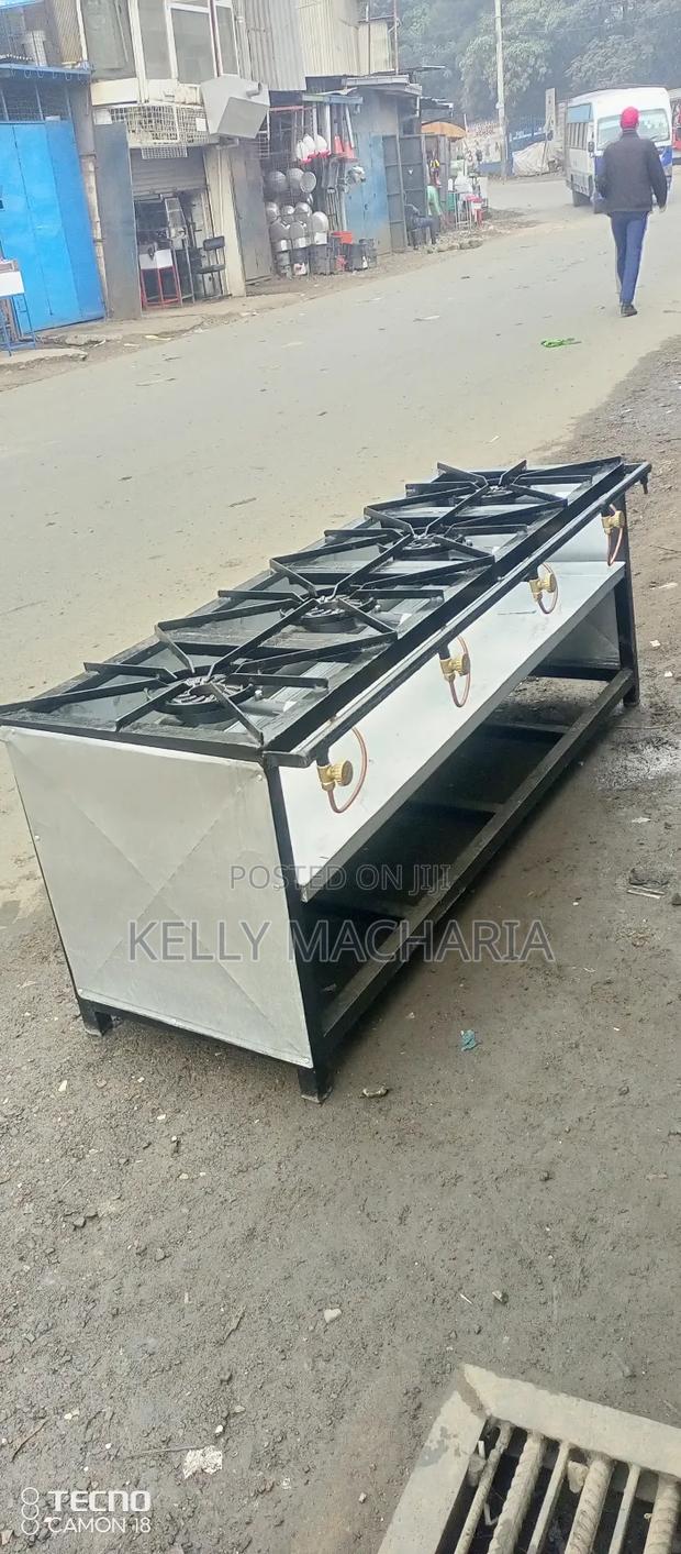 Commercial Sizes Four Burner Gas Grill Jikos