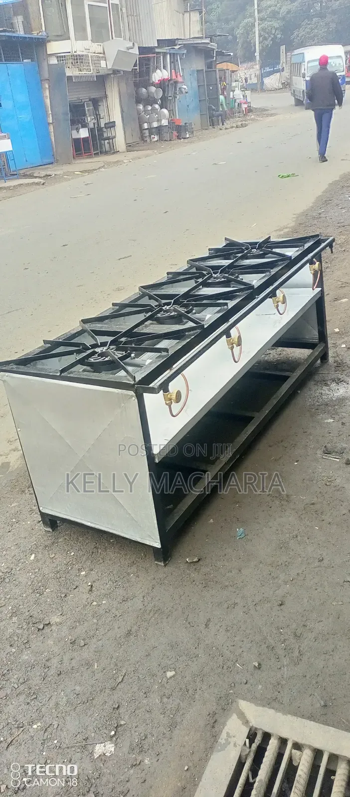 Commercial Sizes Four Burner Gas Grill Jikos