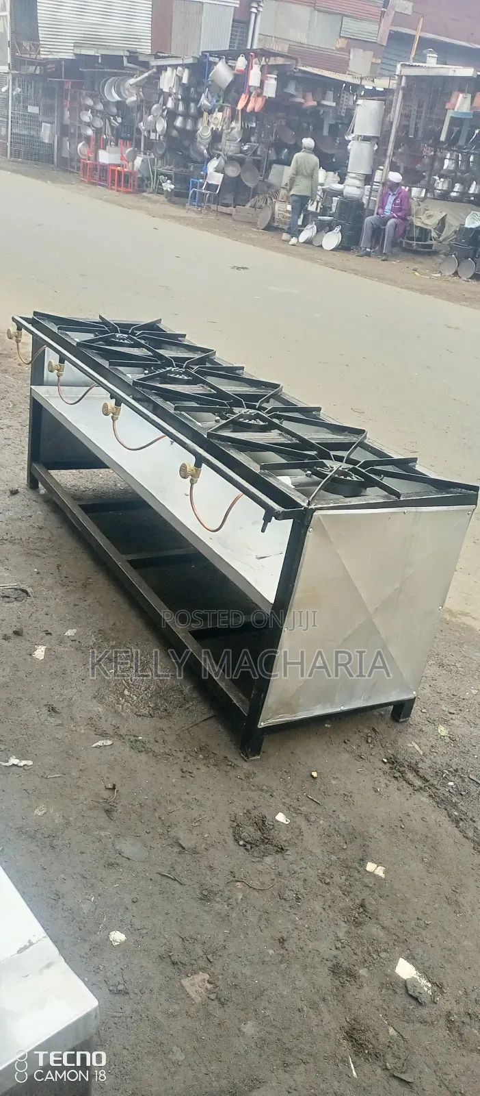 Commercial Sizes Four Burner Gas Grill Jikos