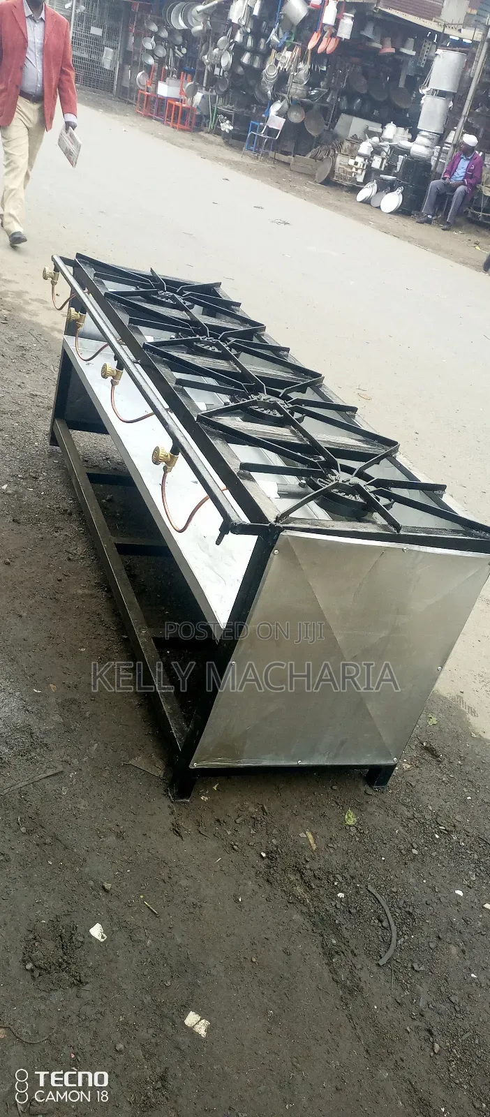 Commercial Sizes Four Burner Gas Grill Jikos