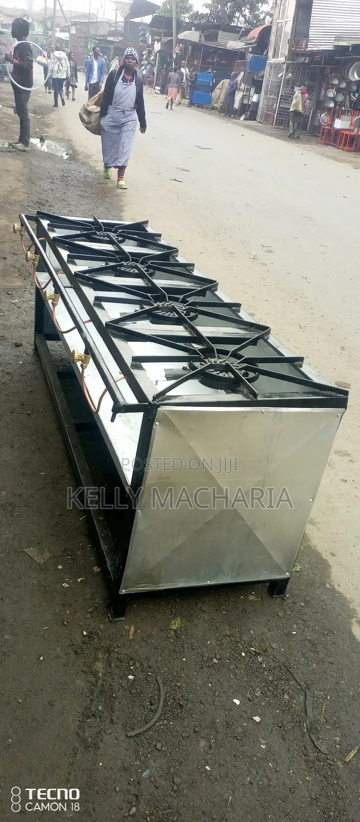 Commercial Sizes Four Burner Gas Grill Jikos