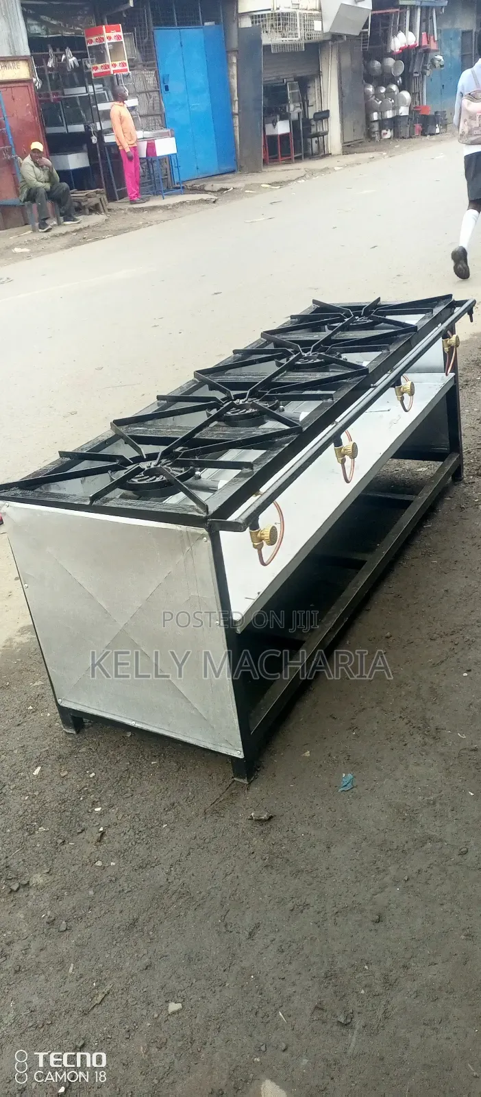 Commercial Sizes Four Burner Gas Grill Jikos