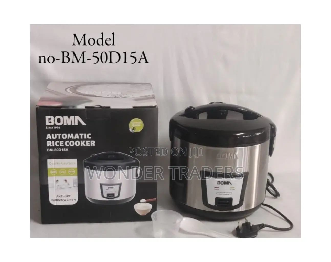 Boma 5litre White Rice Cooker