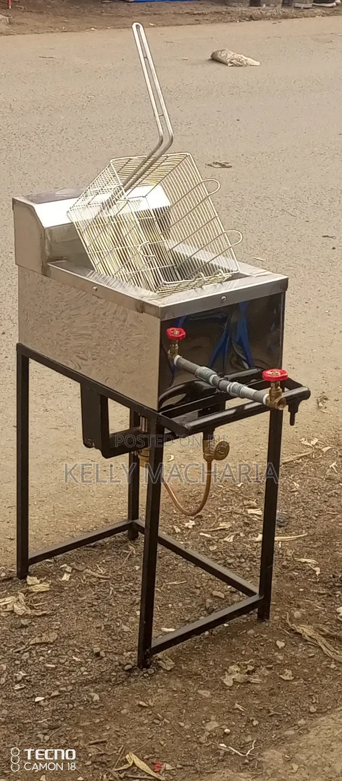 Commercial Single Gas Chips Fryers