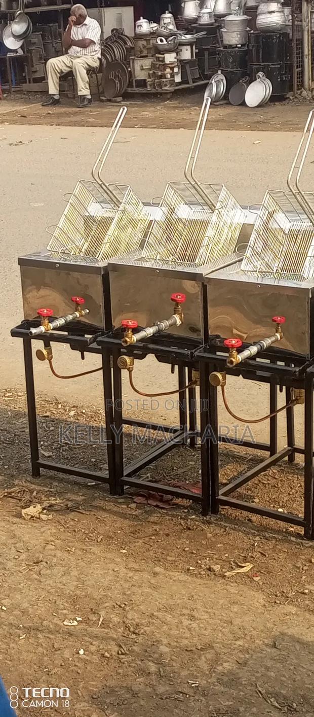 Commercial Single Gas Chips Fryers - thumbnail 9