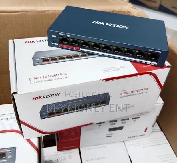 Unmanaged POE Switch 8ports Hikvision - main view