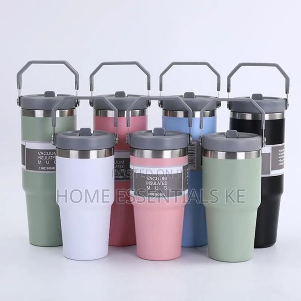 *900ml Thermal Coffee Cup/Thermos /Themal Mug With Handle - thumbnail 2