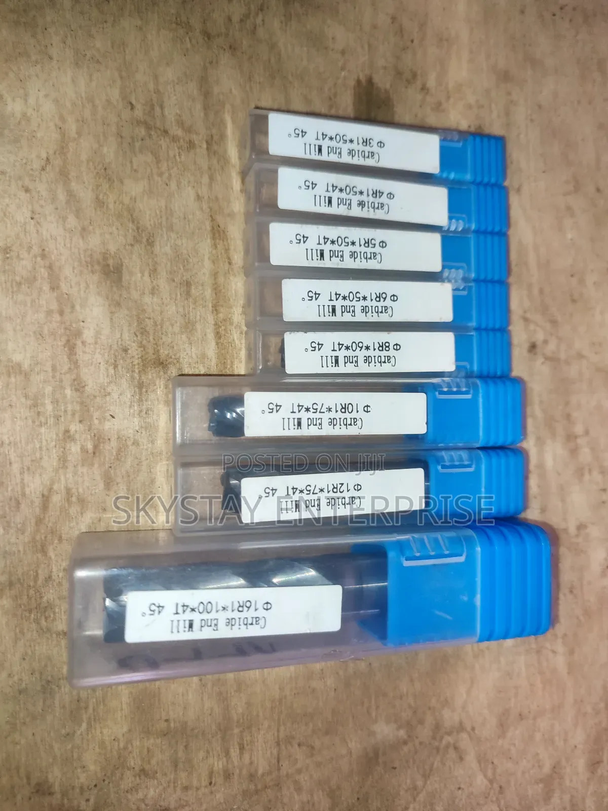 Bull Nose 8pcs Carbide Endmill