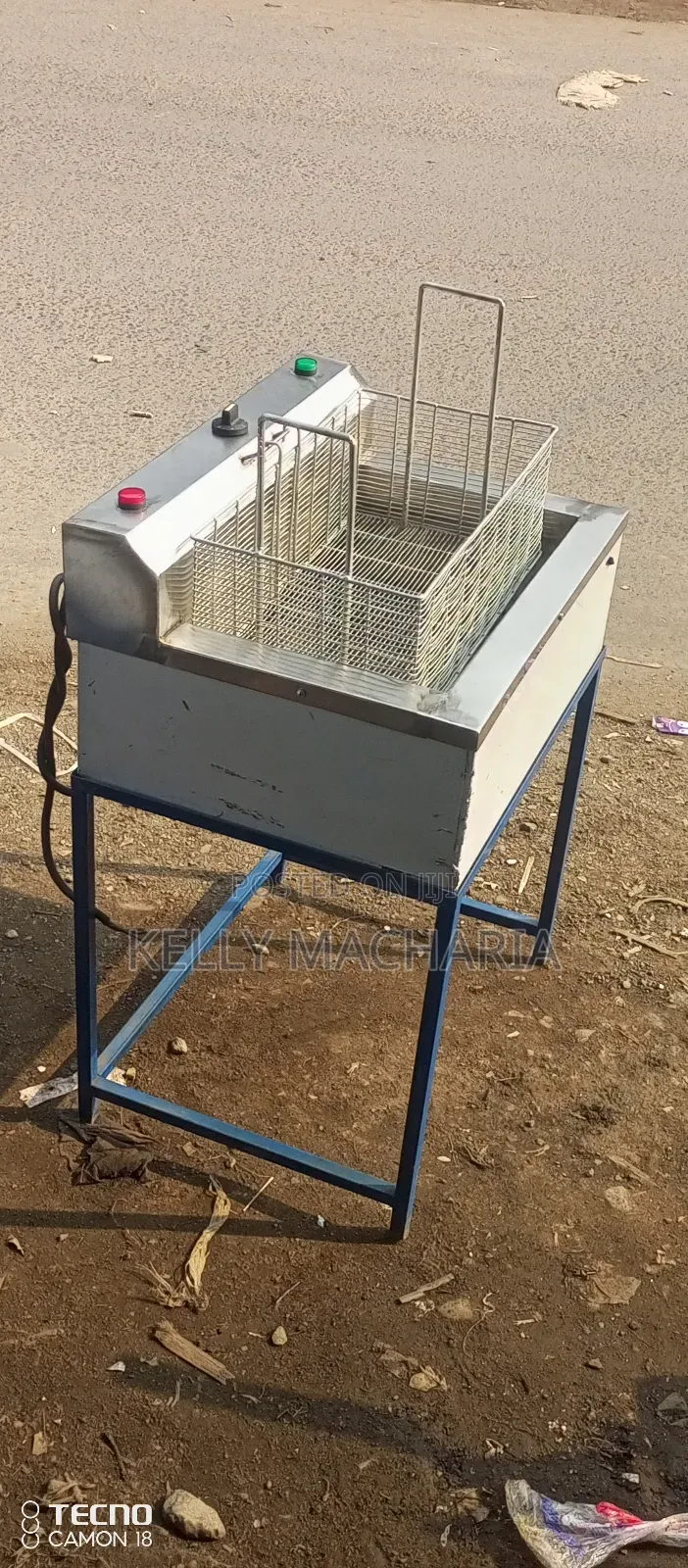 Commercial Double Chips Mandazis Fryers