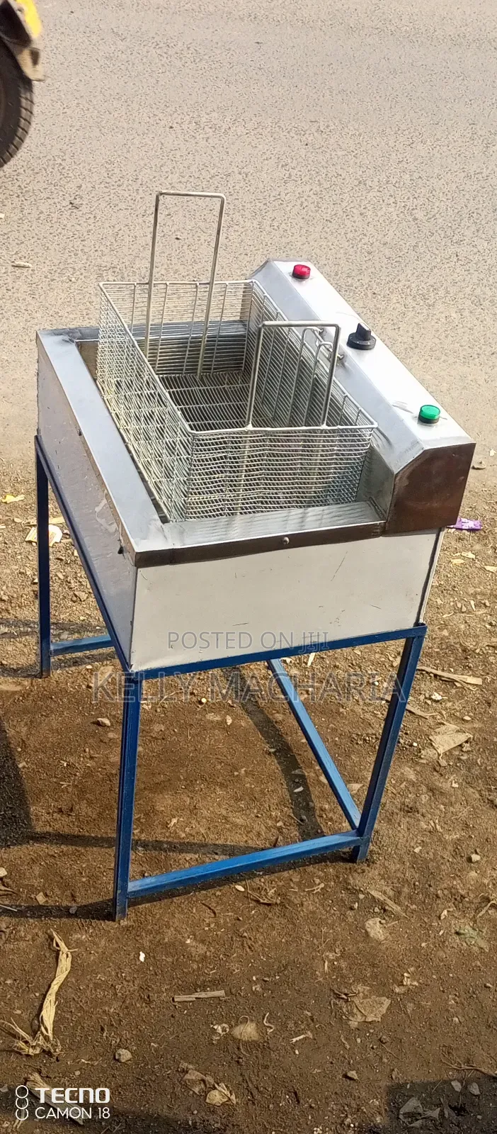 Commercial Double Chips Mandazis Fryers