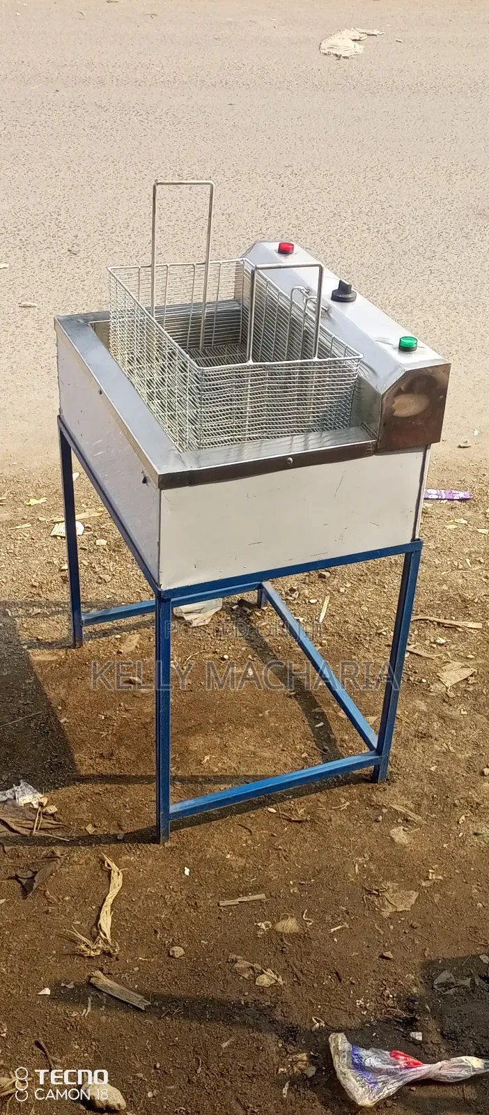 Commercial Double Chips Mandazis Fryers