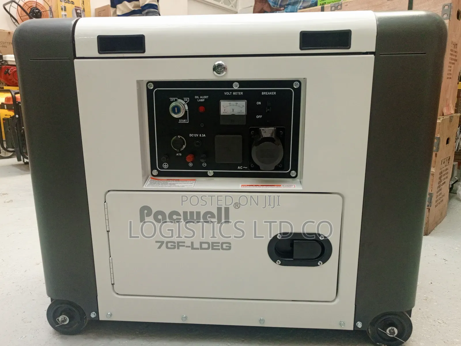 Pacwell UK 7.0kva Diesel Generator Single Phase (ATS)