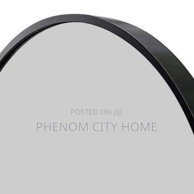 Nordic Wall Mirror With Leather Strap - thumbnail 3