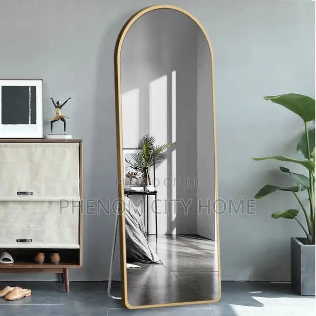 Standing Curved Decor/Dressing Mirror for sale - PHENOM CITY HOME SOLUTIONS   Price: KSh 4,500 on Jiji.co.ke [Nairobi Central]