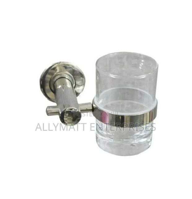 Silver Single Toothbrush Holder