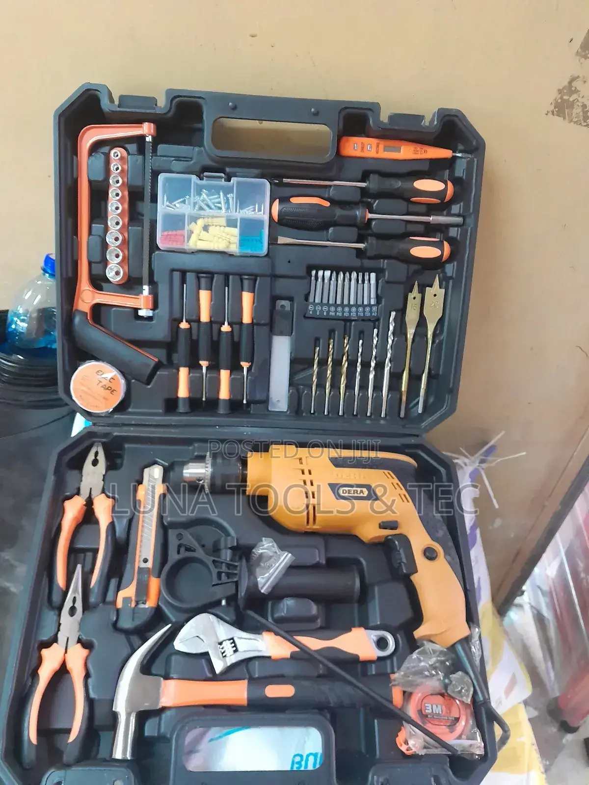 Dera Drill Set and Accessories,Comes With 1 Year Warranty.