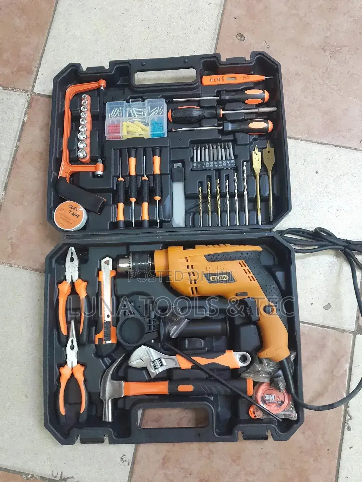 800W Functional,Dera Drill Set Machine and Accessories.