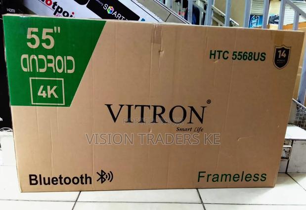 Vitron Htc5568us 55 Inches Smart Android Frameless Tv.