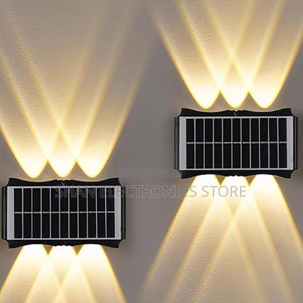 Up and Down Solar Wall Lights Outdoor Housing Waterproof