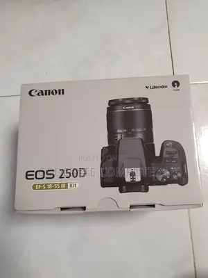 Canon EOS 250D DSLR Camera With 18-55mm F/4-5.6 Is STM Lens