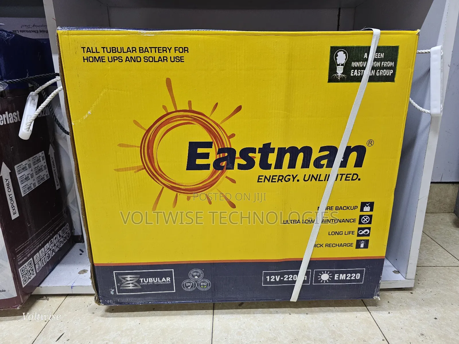 Eastman 12V 220ah Flooded Lead Acid Battery 2 Years Warranty