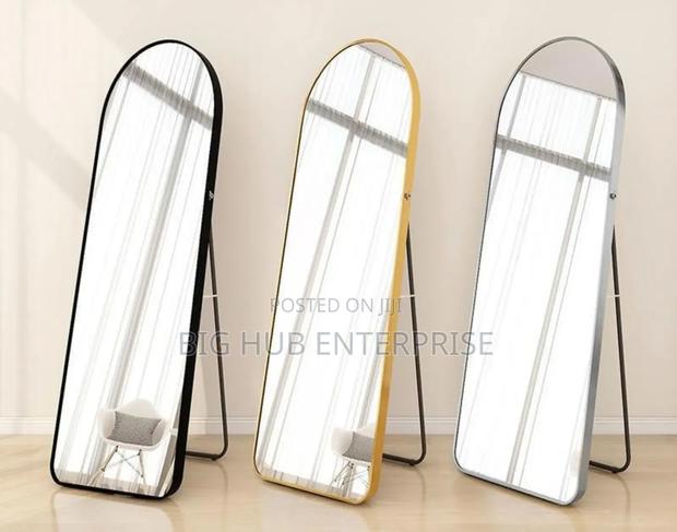 *Standing Upper Curved Shape Full Length Dressing Mirror - main view