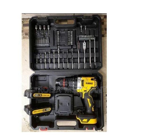 Dewalt 88V Cordless Electric Hammer Drill 47PC Toolset - main view