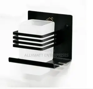 Black Tooth Brush Holder Single