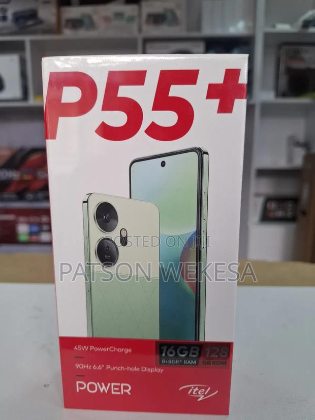 New Itel P55 Plus 128 GB Black - thumbnail 2