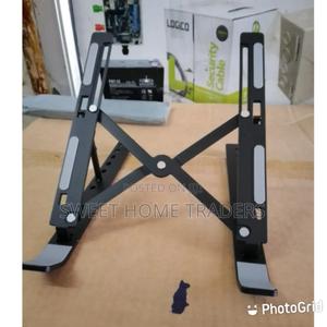 High Metallic Laptop Stand Holder - thumbnail 2