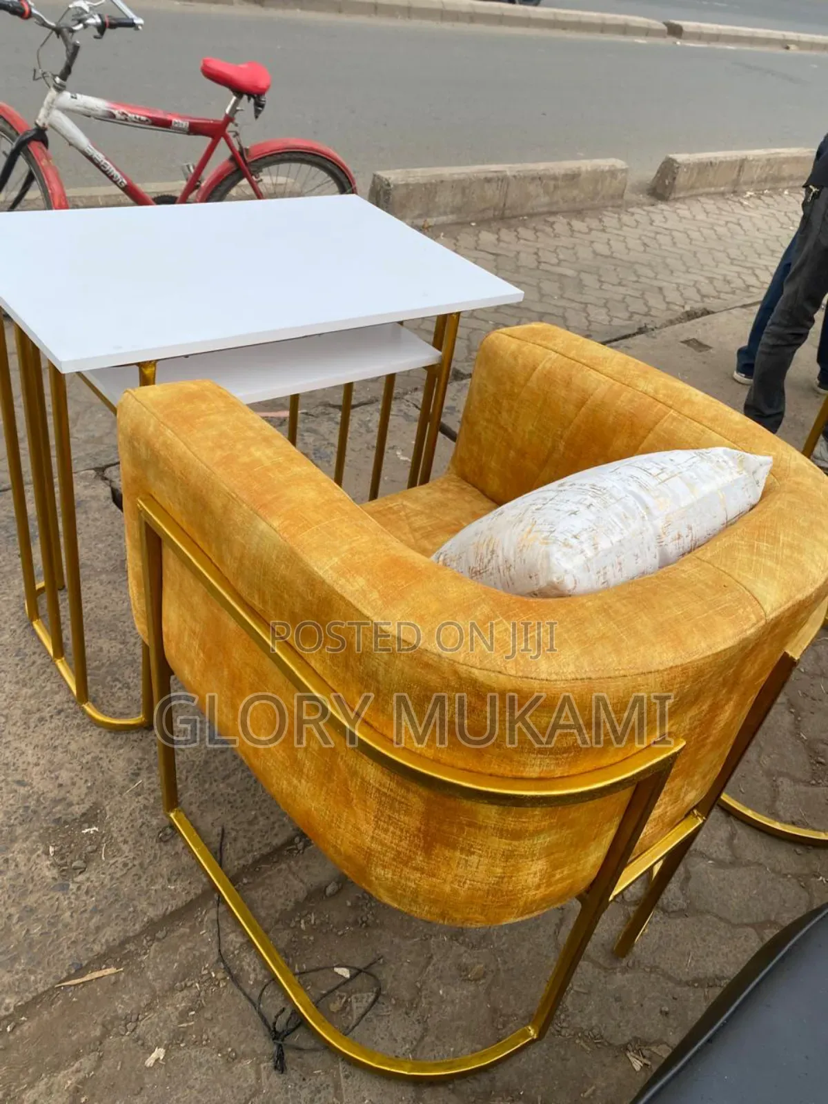 Mustard Manicure Chairs