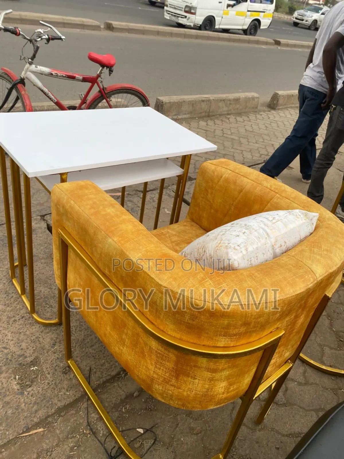 Mustard Manicure Chairs