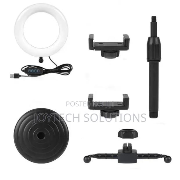 Table Stand Light With Ring Light and Phone Holders - thumbnail 2