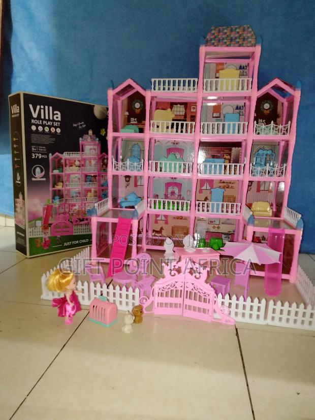 379 Pieces Doll House Play Set for Kids - thumbnail 2