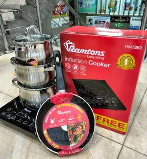 Induction Cooker With Free Nonstick Pan.