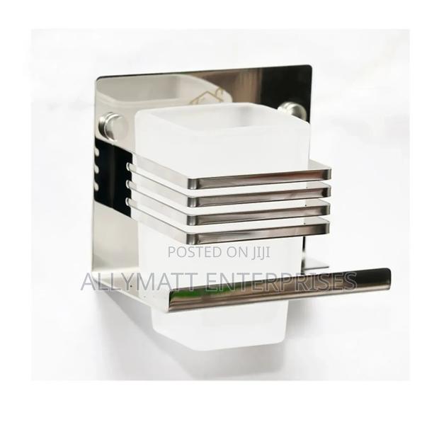 Silver Single Tooth Brush Holder