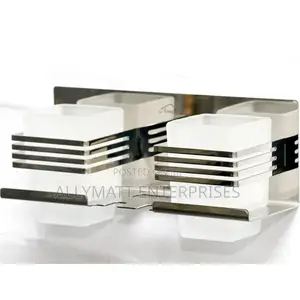 Double Stainless Tooth Brush Holder