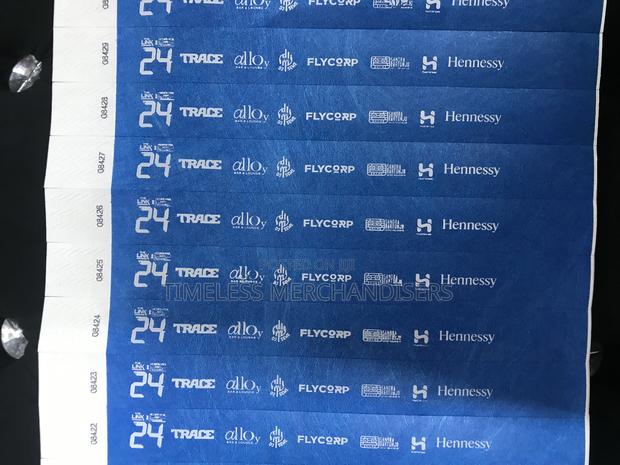Wholesale Printed Wristband for Events at 15bob for 2000pieces - thumbnail 2