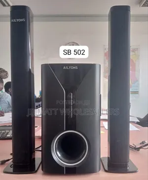 2.1ch Ailyons Subwoofer System BT/USB/FM Tall Boy