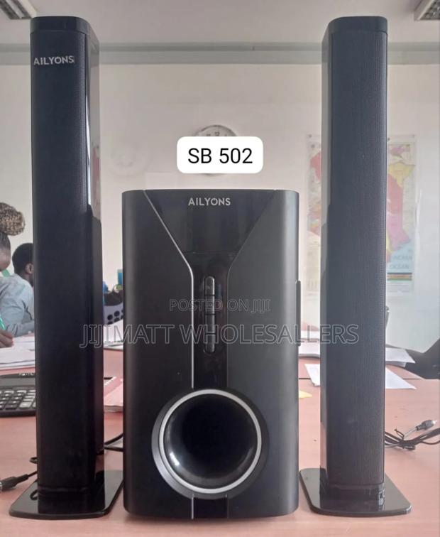 2.1ch Ailyons Subwoofer System BT/USB/FM Tall Boy