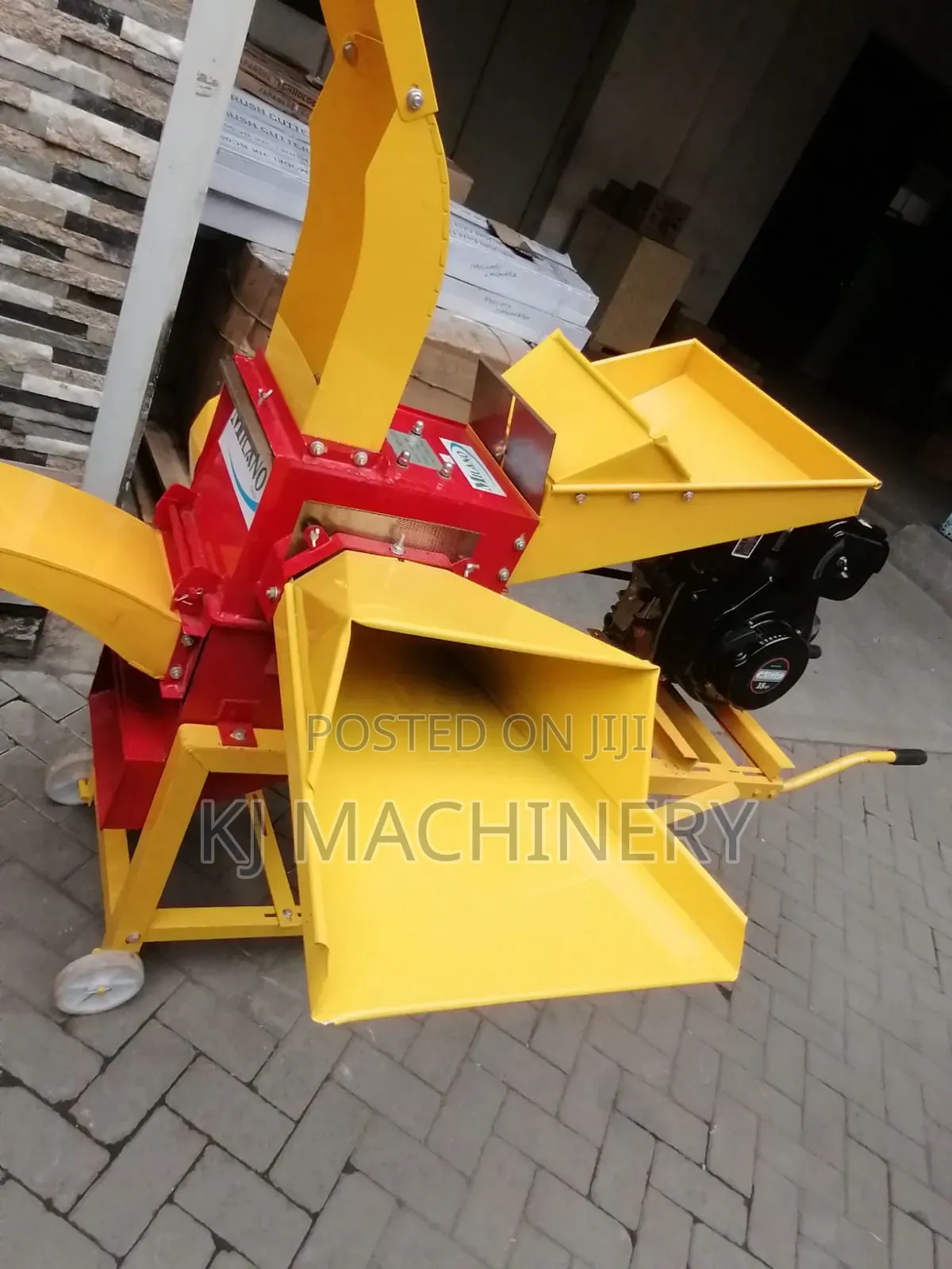 Diesel Powered Multipurpose Feed Chopping Machine.