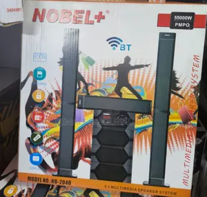 Nobel+ Tall Boy Speakers-Hometheare-55000w Pmpo- Nb 2040