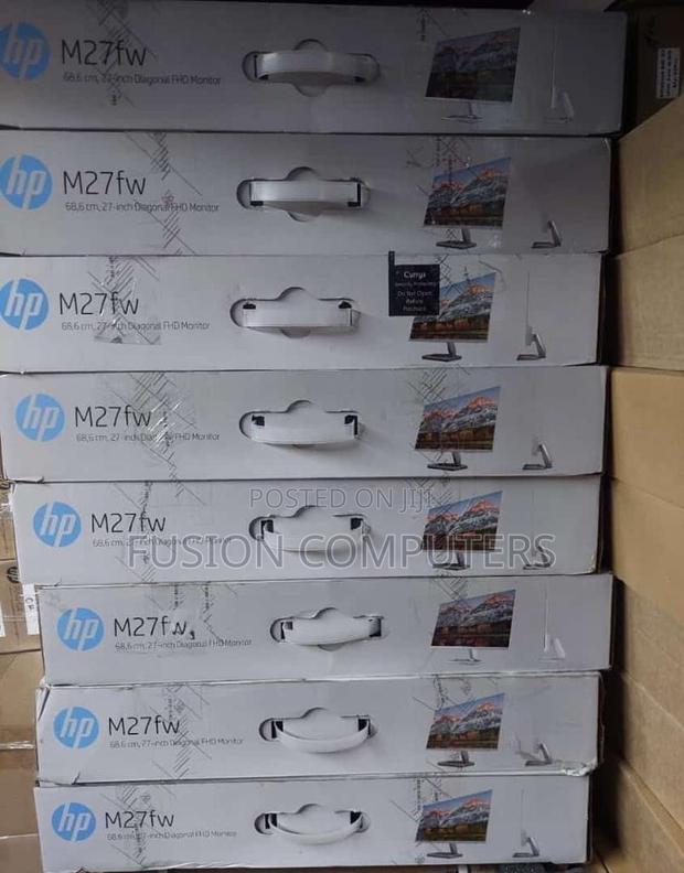 HP M27fw 27" FHD Ultra Slim LED Monitor White Color M27fw! - thumbnail 2