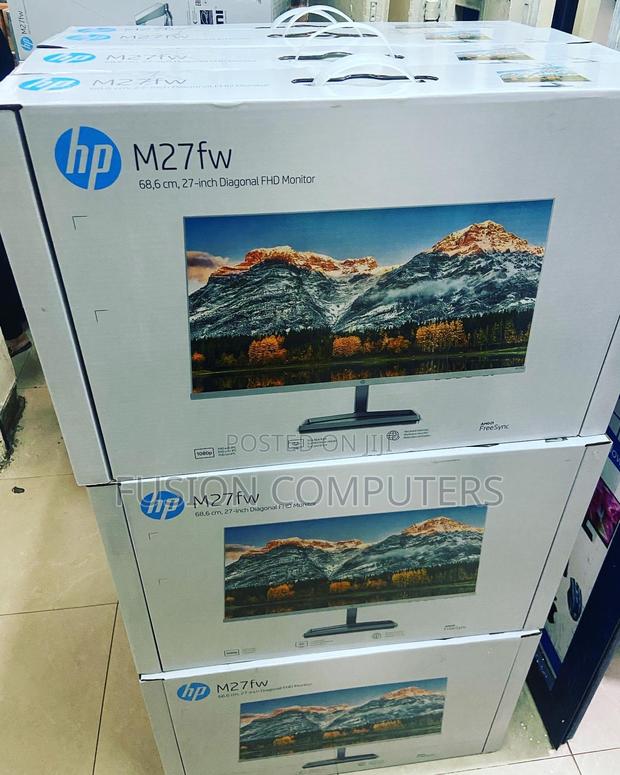 HP M27fw 27" FHD Ultra Slim LED Monitor White Color M27fw!