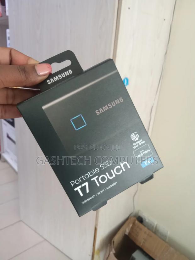 Portable 1tb Samsung T7 Touch SSD ^ Fingerprint Secured ^ - thumbnail 2