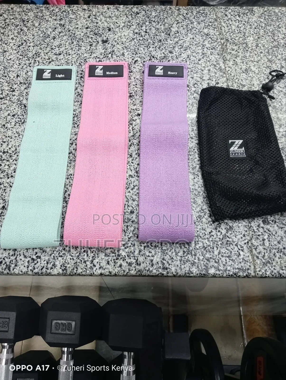 Bootybands, 3 Pc Resistance Band Set, Thigh Band for Glutes