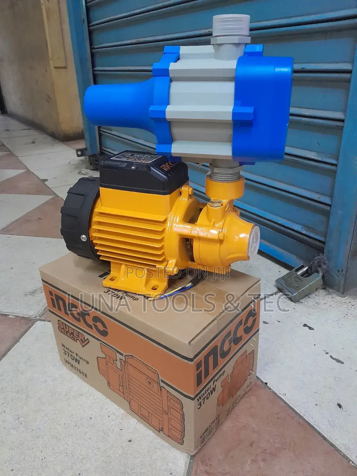 Ingco 0.5hp and Maat Pressure Control.