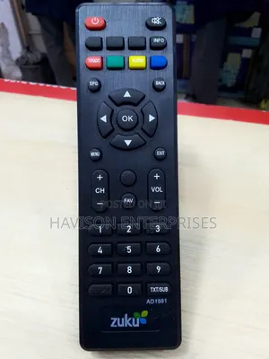 Remote for Latest Zuku Decoder
