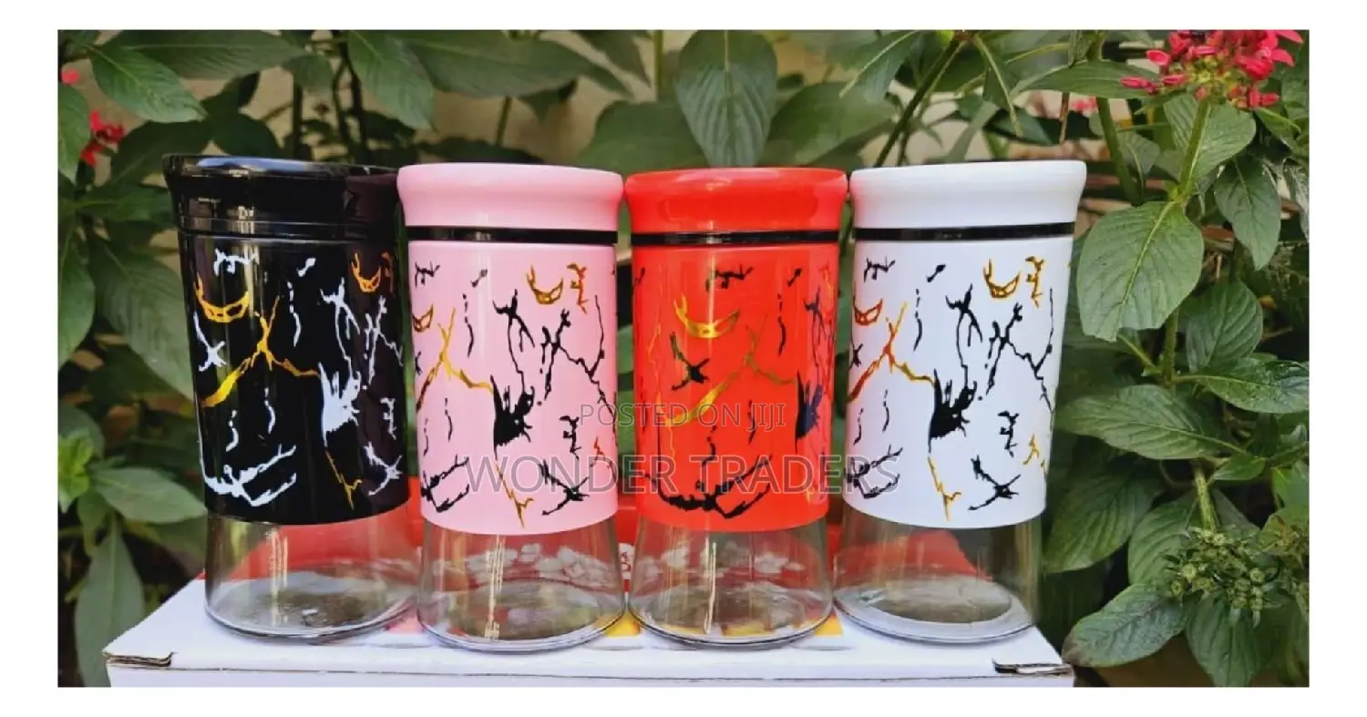 Stainless Steel Glass Salt Shakers