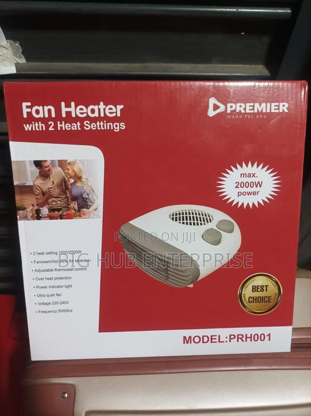 Premier Fan Heater With 2 Heat Settings** - main view